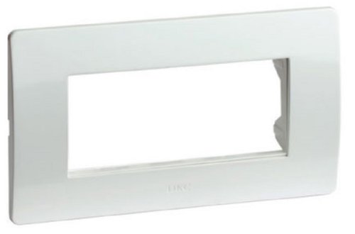 Рамка DKC Brava 1п. 4 мод. (для TOR и TBN) белый картинка